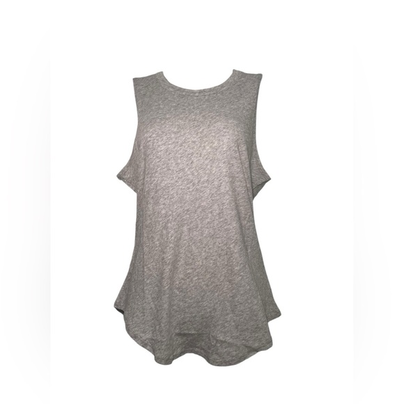 Chaser New 100% Cotton Basics Gray Seamed Muscle Tank Size Medium - Picture 2 of 6